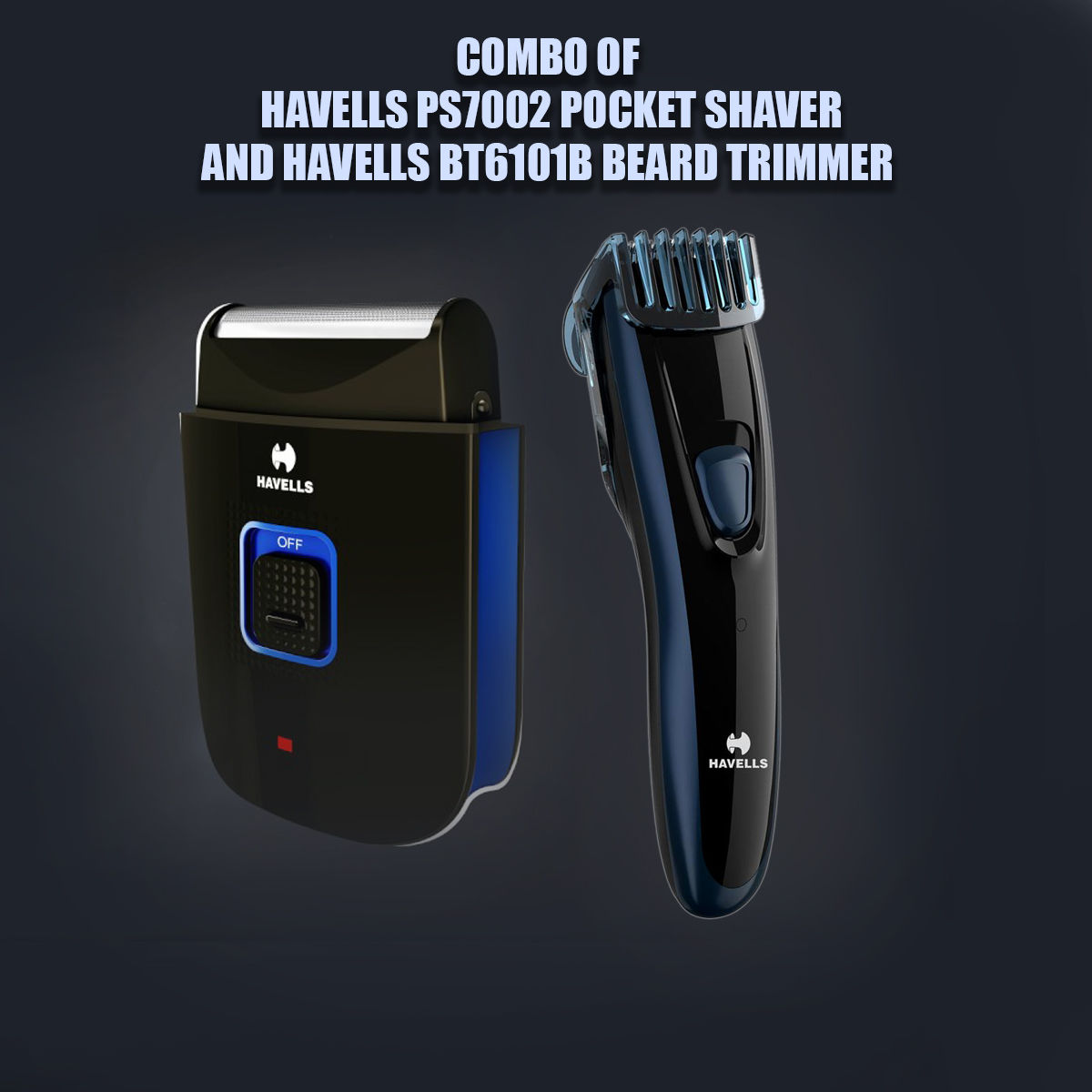 Buy Combo of Havells PS7002 Pocket Shaver And Havells BT6101B Beard